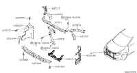 F25115MAMH-SUPPORT-RADIATOR CORE,UPPER