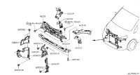 F2521JX3MA-SUPPORT-RADIATOR CORE SIDE,LH