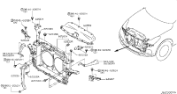 625011BA0A-SUPPORT-RADIATOR CORE CENTER