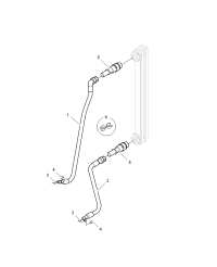 30000014-Tube assy-oil cooler inlet