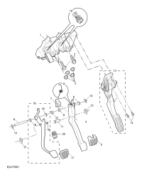 10069864-Bracket, brake pedal