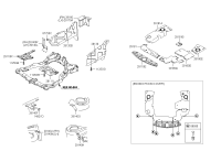 291102C000-COVER-ENGINE UNDER FR