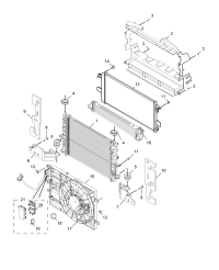 10001379-Radiator, cooling system