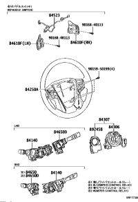 8414047200-SWITCH ASSY, HEADLAMP DIMMER