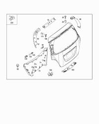2517400070-PLATE-TRUNK,REAR