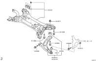 4000A475-CROSSMEMBER,FR AXLE,NO.1
