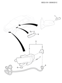 9038906-Lamp, front marker
