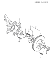 9053333-BRACKET ASSY-RADIATOR MTG UPR