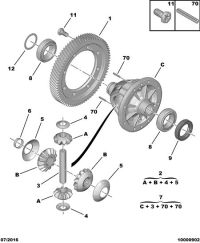 3115A4-Rub ring-side gear