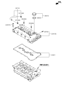 224412E99A-GASKET-CENTER BOLT
