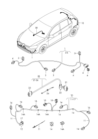 1J0971939C-CLIP,CAP END