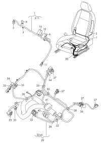 1J0972734-Socket-flat contact