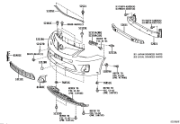 5211502190-SUPPORT, FRONT BUMPER SIDE, RH