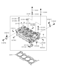 221142E000-GUIDE-INTAKE VALVE