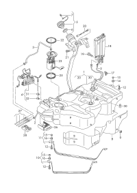 3Q0201931-PORSCHE CAYENNE VENT LINE