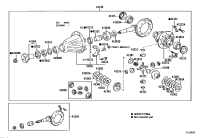 4111071020-CARRIER ASSY, DIFFERENTIAL, REAR