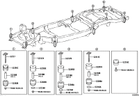5220160110-CUSHIION SUB-ASSY, CAB MOUNTING, NO.1 UPPER
