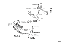 5211502090-SUPPORT, FRONT BUMPER SIDE, RH