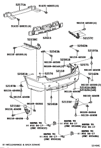 5215530080-SUPPORT, RR BUMPER