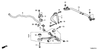 51271TP6A00-Fork, strut fr rh