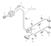 1J4971161L-Wiring harness-dr