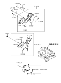 2135037501-COVER ASSY-TIMING BELT LWR