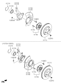 517152V000-KNUCKLE-FRONT AXLE,LH
