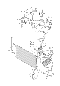 8W0816421J-CONDENSER / VW/PASSAT