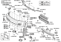 521190C947-COVER, FR BUMPER L/COLOR