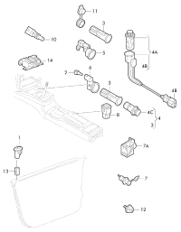 3B0919243B-Lamp holder w/bulb