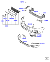 4M5116D610AB-GASKET,W.PUMP INLET
