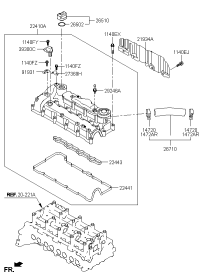 224412F600-GASKET-ROCKER COVER