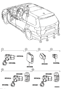 8934148010B7-SENSOR, ULTRASONIC, NO.1