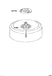 5190006140-CARRIER ASSY, SPARE WHEEL