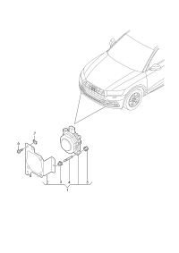80A907561D-Control unit, with software, for clearance control unit & radar sensor
