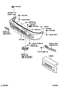 5213160140-REINFORCEMENT SUB-ASSY, FRONT BUMPER, RH