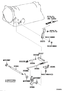 3550160010-ROD SUB-ASSY, PARKING LOCK