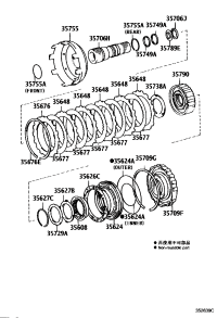 3562430010-PISTON, 2ND BRAKE