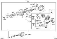 4111035D20-CARRIER ASSY, DIFFERENTIAL, REAR