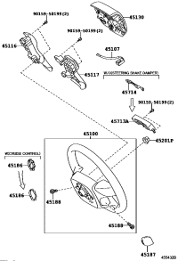 4510060680E1-WHEEL ASSY-STEERING
