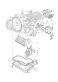 80A927155-Control unit for 7th speed automatic transmission