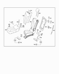 2519200401-Seat assy-rr