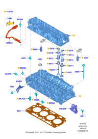 XS6E6505A4A-VALVE,EXHAUST