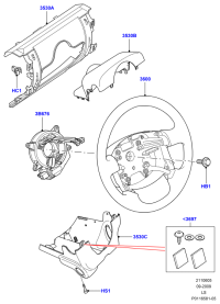 FAI500050PVJ-Shroud assy-steering