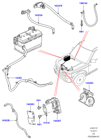 YQH500230-COVER,MAIN FUSE BLOCK