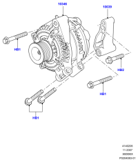 LR010513-ALTERNATOR, 12V 80A 4PK, TOYOTA
