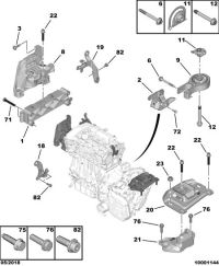 9800428380-ENGINE MOUNTING