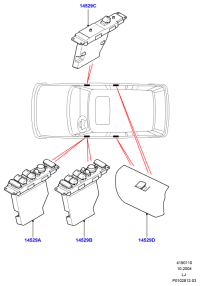 YUD000290PUY-SWITCH,KEY LESS-IG.SWITCH