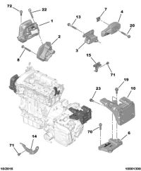 9676118680-ENGINE MOUNTING