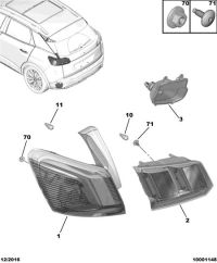 YL00364180-Taillight, r. rr. fender